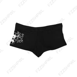 Harajuku Vintage Y2K Women's Mini Shorts Sexy Slim Fit Casual Chic Pattern Print Hot Pants 2026 New Spring Summer Gyaru Bottoms