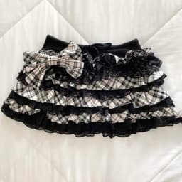 Y2K Gothic Mini Skirt Women Low Waist Pleated Plaid Lace Skirt Button Skort Punk Streetwear Preppy Club Outfits Sexy Short Skirt