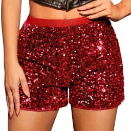 Calcas Feminina Pantalones Cortos Mujer Summer Sequin Nightclub Shorts Women's 2026 Nightclub Slimming Versatile Short Gym Mujer