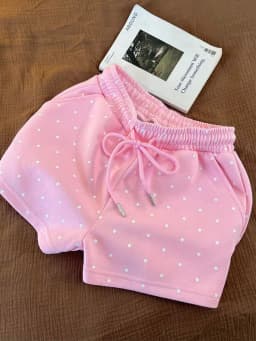 Summer Dot Sweet Shorts Women Loose Fashion Preppy Style Cute Shorts Casual High Waist Lace Up Chic Female Pockets Kawaii Shorts