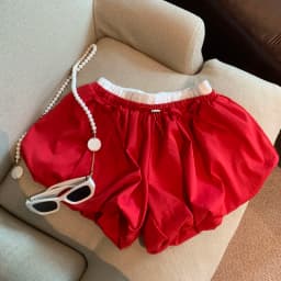 Neploe Sweet Spice Girls Bow Cloud Femme Pantalon Bud Ball Gown Short Slim Shorts All-match Ruched French Casual High Waist Pant