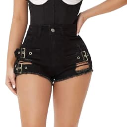 2026 New High Waist Sexy Ripped Stretch Denim Jeans Shorts Ripped Jeans for Women
