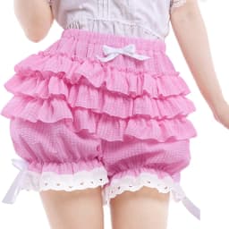 Y2K Vintage Fairy Kawaii Korean Multi-layers Ruffles Bloomers Cutest Japanese Style Frill Lace Shorts for Women Costume Shorts