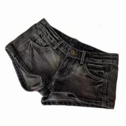 American Retro Harajuku Women's Washed Denim Shorts Y2K Fashion Black Gray Hot Girl Sexy Slim Elastic Tight Low Waist Shorts