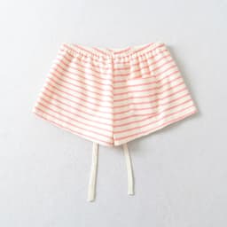 Autumn Women Pink White Stripes Drawstring Elastic Waist Shorts Knitting Polyester Cotton Mini Short Pants Casual Trousers Black
