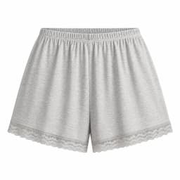 Women's Modal Lace Trim Safety Shorts Loose Fit Summer Under Shorts Lounge Bottoms