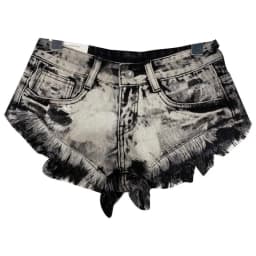 Y2k Spice Girl Retro Fringed Rough-edged Denim Super Shorts Women's Summer Sexy Ripped Low-rise Hot Pants Booty Shorts