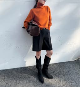 Fashion Thicken Warm Loose Pockets Female Faux Woolen Straight Shorts 2025 Autumn Winter High Waist Ladies Wide Leg Shorts N809