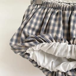 Womens Plaid Bubble Shorts Elastic Waist Bloomer Shorts Casual Short Pants Summer Streetwear