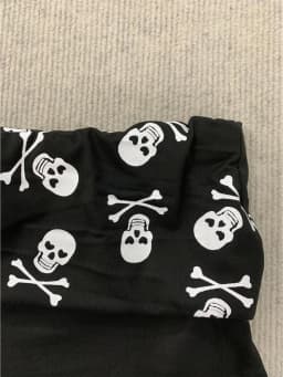 Grunge Aesthetic Skull Print Shorts Women's Black Low Waist Slim Fit Sexy Booty Shorts
