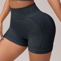 Women Sand Wash High Waist Tummy Control Butt Lifting High Stretch Slim Yoga Shorts Wear Outside Run Gym Workout Sports Pants
