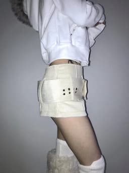 Retro corduroy casual shorts women spring New style rivet decorations Cute cool and bold girl's outerwear Slimming hot pants Y2K