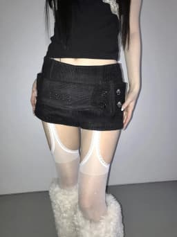 Retro corduroy casual shorts women spring New style rivet decorations Cute cool and bold girl's outerwear Slimming hot pants Y2K