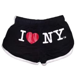 Y2k Loose Y2K Clothing Women's Shorts High Waist I LOVE NY Print Summer Harajuku Aestheticism Fashion Sports Sweatpants Beach
