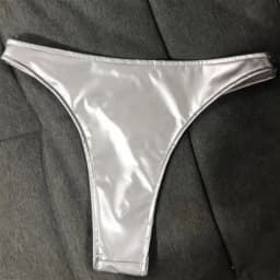 Shiny Sexy Women's Micro Shorts Nightclub Slim Patent Leather Glossy Tiny Short Panties for Dancer Stage Performances Low Rise