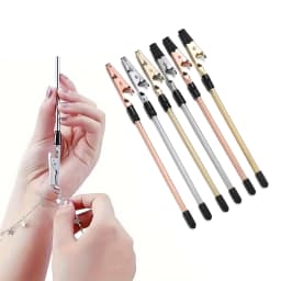 1Pcs Bracelet Clasps Helper Metal Tools End Chain Fastener Clips Sticks For Jewelry Ankle Accessories Findings Tools