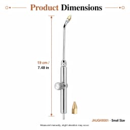 NIUPIKA Jewelry Soldering Torch Precision Gas Welding Gun for Hydrogen Oxygen Flame Machine Gold Silver Necklace Ring Repair Too