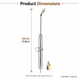 NIUPIKA Jewelry Soldering Torch Precision Gas Welding Gun for Hydrogen Oxygen Flame Machine Gold Silver Necklace Ring Repair Too