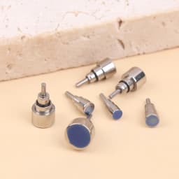 【LUL】1Pc 2.5/3.0/3.25/4.0/4.5/5.0/6.0MM Head Stainless Steel Watch Pusher Screw-in Type Chronograph Push Button