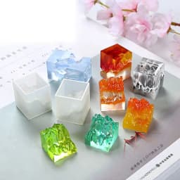Double-side Snow Mountain Mold Epoxy Resin Silicone Mold Micro Landscape Craft