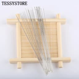 50pcs Various Lengths Of Elongated Metal Beading Needles For Jewelry Making Tools Threading Cord Tool