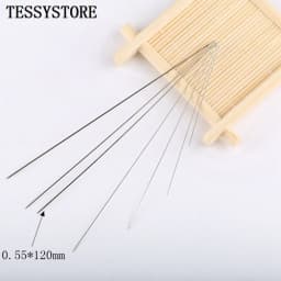 50pcs Various Lengths Of Elongated Metal Beading Needles For Jewelry Making Tools Threading Cord Tool