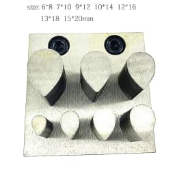 Jewelers Disc Cutter 26 Punch Set Metal Mold Cutting Punching A-Z Shape