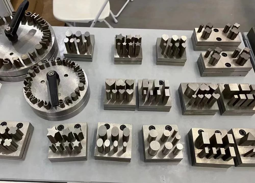 Jewelers Disc Cutter 26 Punch Set Metal Mold Cutting Punching A-Z Shape