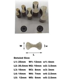 Jewelers Disc Cutter 26 Punch Set Metal Mold Cutting Punching A-Z Shape
