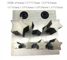 Jewelers Disc Cutter 26 Punch Set Metal Mold Cutting Punching A-Z Shape