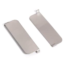 1pc Silver Color 304 Stainless Steel Italian Charm Link Chain Elastic Bracelet Jewelry Tools Rectangle Frosted DIY Making