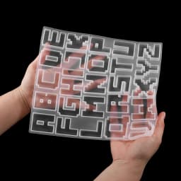 English Alphabet Epoxy Resin Molds Letter UV Resin Mold Silicone For DIY Jewelry Making Findings Supplies Casting Molds