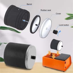 Mini Rotary Tumbler Polishing Machine for Jewelry Making Gold Silver Metal Finishing Barrel Polisher Tool