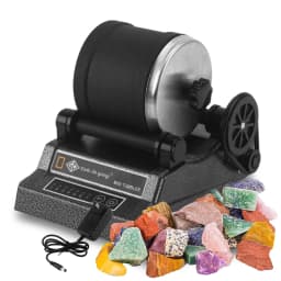 Jewelry Rotary Tumbler Polisher DT-50 Mini Barrel Finishing Machine 500ml for Metal, Stone and Jewelry Making