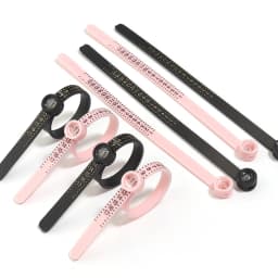 5pcs TPU Ring Sizer With Magnifier US 1-17 Ring Size Measuring Tape Finger Measuring Ruler Professional Jewelry Measuring Tool