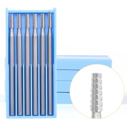 6pcs Jewelry Making Burs Set Shank 2.35mm jewelry ring Engraving Drill Carving Grinding Bits Jewelry Tools