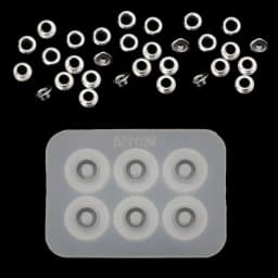 One Pack S925 Beads Cap Silicone Mold Kit Add-a-Bead Bracelet Beads Jewelry DIY