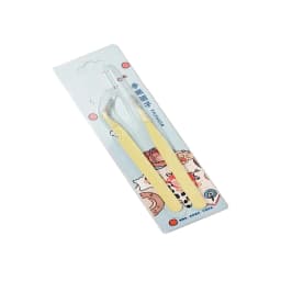 Colorful Macaron Hand Account Tweezers Stainless Steel High Elastic Thickened DIY Sticker Eyelash Clip Drill Accessories Toolset