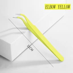 Colorful Macaron Hand Account Tweezers Stainless Steel High Elastic Thickened DIY Sticker Eyelash Clip Drill Accessories Toolset