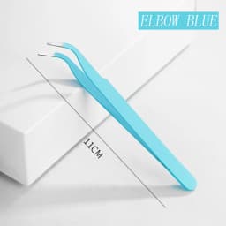 Colorful Macaron Hand Account Tweezers Stainless Steel High Elastic Thickened DIY Sticker Eyelash Clip Drill Accessories Toolset