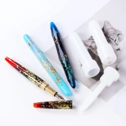Transparent Pen Silicone Mould Set DIY Fountain Pen Mold Epoxy Resin Molds for Jewelry Casting Transparent Pen Holder Making