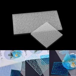 Crystal Water Wave Epoxy Resin Molds Ocean Wind Decor Wave Water Line For DIY Resin Epoxy Casting Mold Silicone Jewelry Making