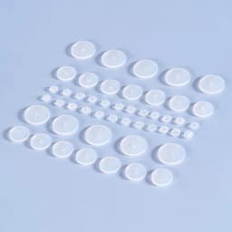 10Pcs Jewelry Silicone Pad Piercing Healing Discs Set Flexible Anti Hyperplasia Flat Clear Medical Grade Silicone Disc 3/5/7/9MM