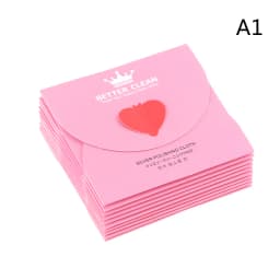 10pcs 925 Sterling silver Jewelry Cleaning Silver Polishing Cloth Soft Clean Wipe Wiping Cloth For Silver Gold Jewelry Tool