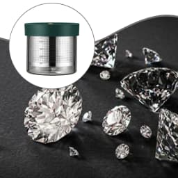 Jewelry Cleaning Jar Gemstone Cleaning Glass Jar Diamond Washing Cup for Beads