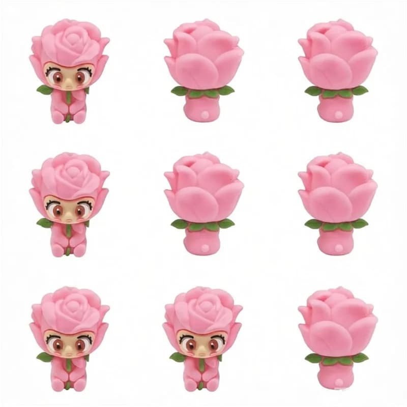 20Pcs New 3D Silicone Beads Food Grade Cartoon Focal Beads For Jewelry Making DIY Pen KeyChain Accessories Baby Silicone Beads