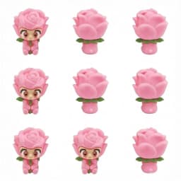 20Pcs New 3D Silicone Beads Food Grade Cartoon Focal Beads For Jewelry Making DIY Pen KeyChain Accessories Baby Silicone Beads