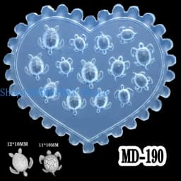 Silicone Nail Art Mold Accessory Molds Various Shape 3D Nail Decorative Mold Silicone Texture for Various Nail Types