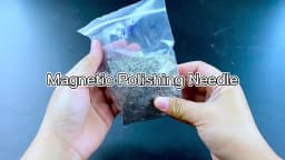 PHYHOO 200g Mini Pins Magnetic Tumbler Polisher Jewelry Polishing Needles Rotary Accessories Dia 0.3-0.5mm Media Stainless Steel