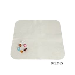 GemTrue DK8218 Luxury Suede Like Polishing Cloth Size S 3pcs Professional Gem Cleaning Cloth For Loose Diamond Colored Gemstone